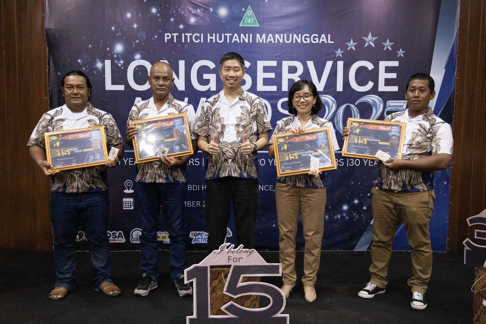 Long Service Awards PT Itci Hutani Manunggal Tahun 2025