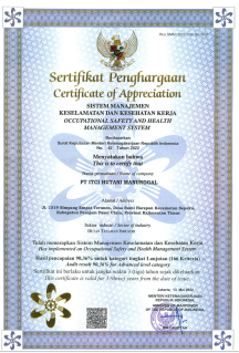 SMK3 (Sistem Manajemen Keselamatan dan Kesehatan Kerja) 2022-2025